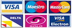 All major credit cards taken